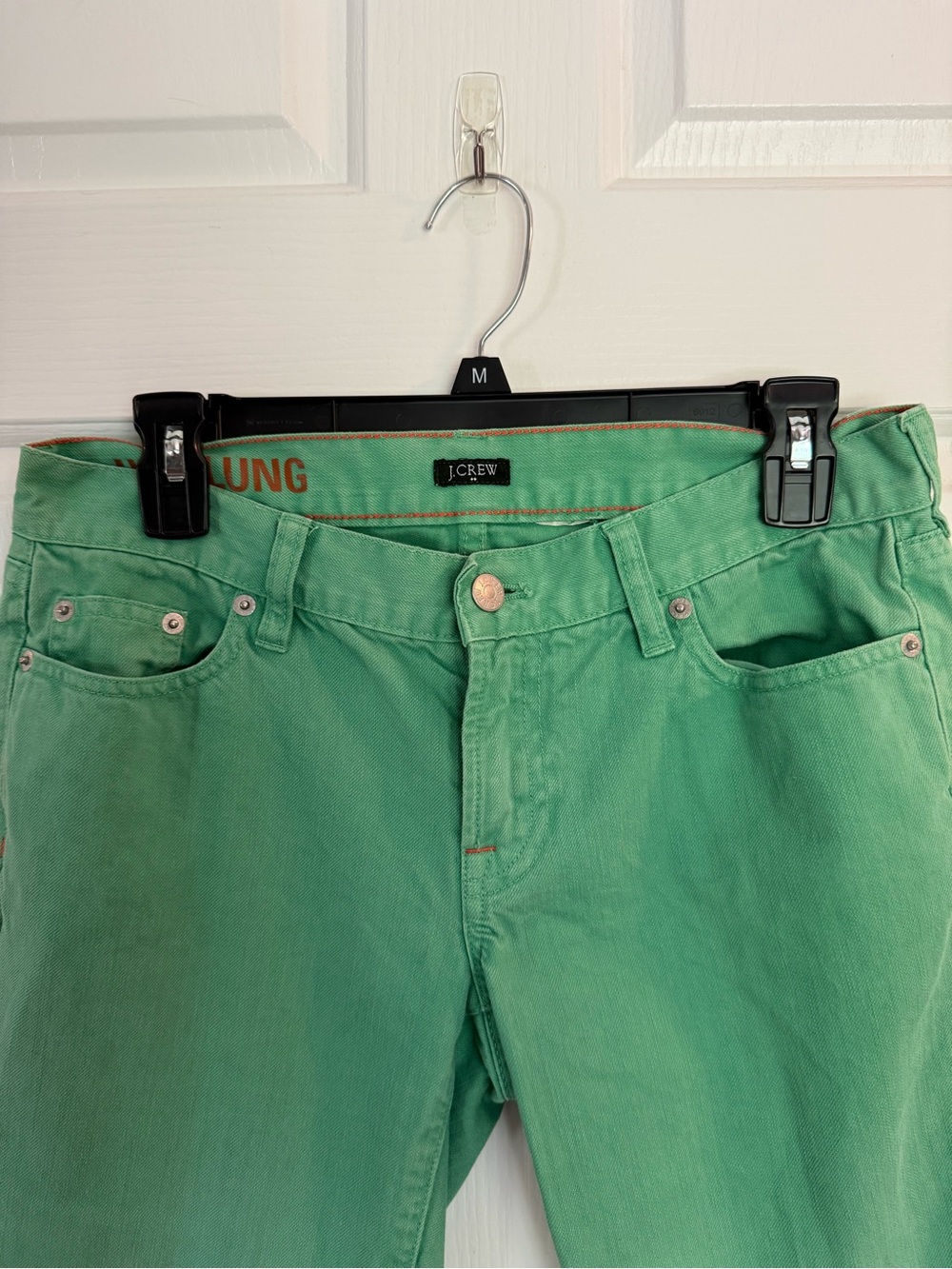 J. Crew Green Capris - Picture 2 of 4